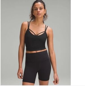 lululemon athletica Black Strappy Tank Top
